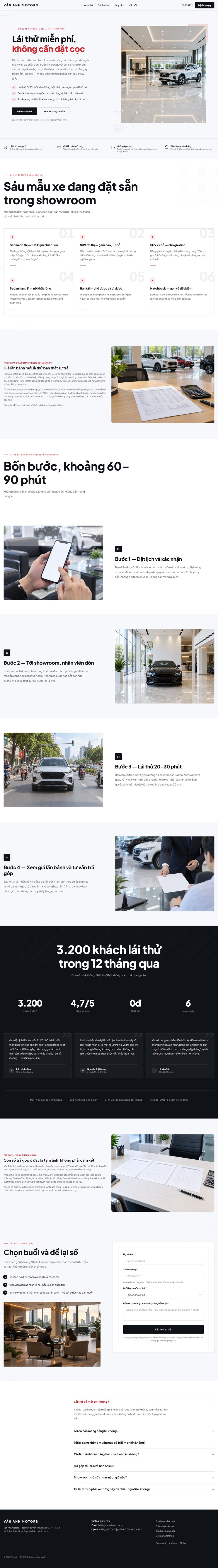 Vân Anh Motors — Toàn bộ trang