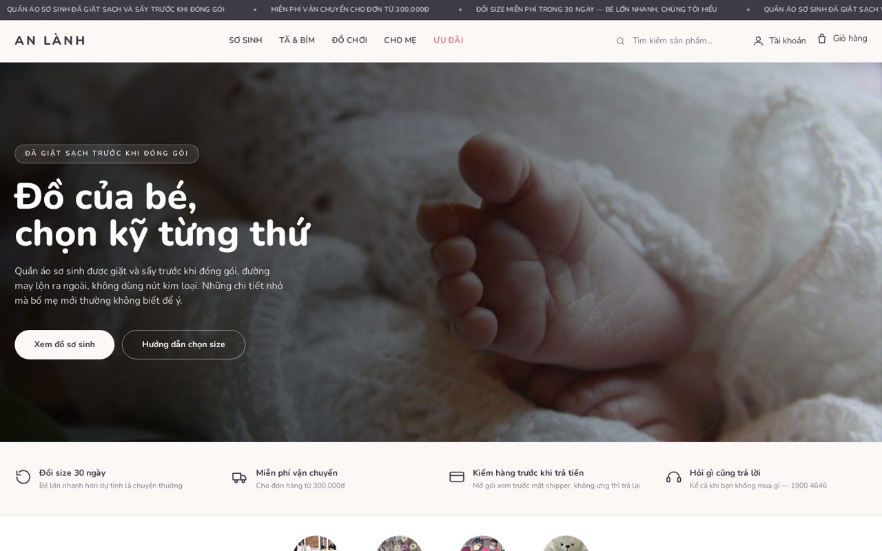 Ảnh xem trước theme Mẹ Và Bé An Lành