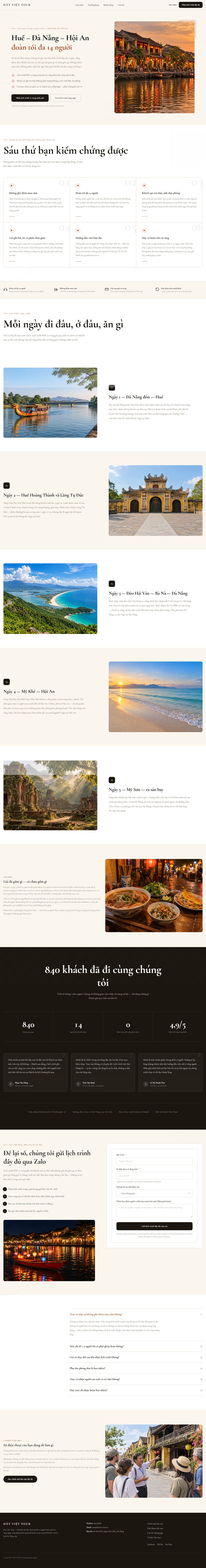 Đất Việt Tour — Toàn bộ trang