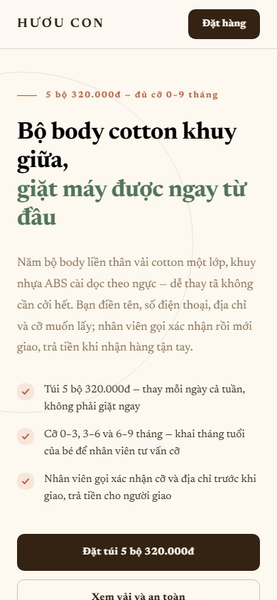 Hươu Con — Màn hình đầu trên điện thoại