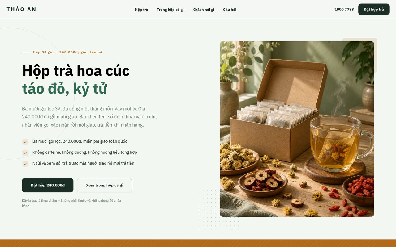 Ảnh xem trước theme Thảo An