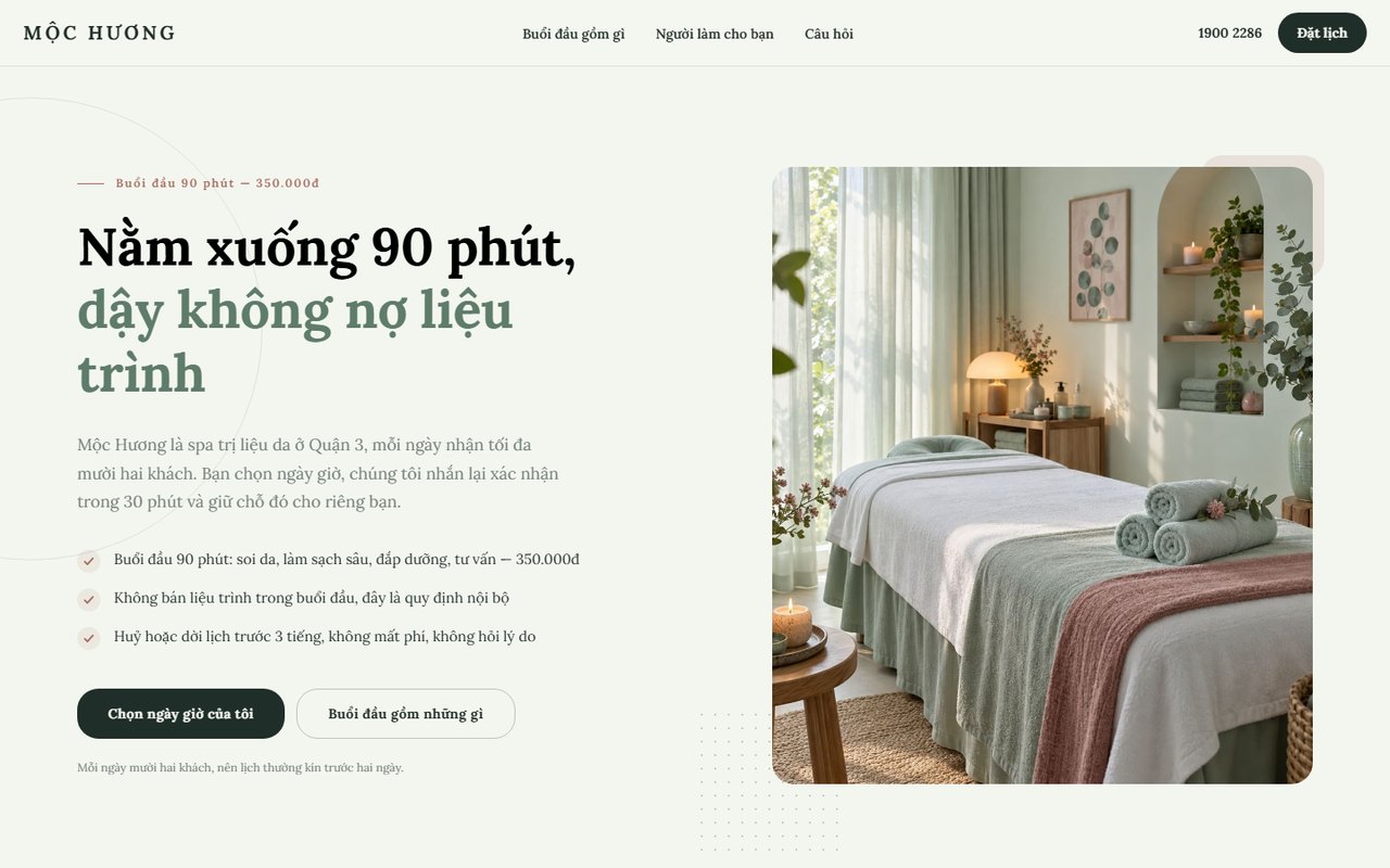 Ảnh xem trước theme Mộc Hương