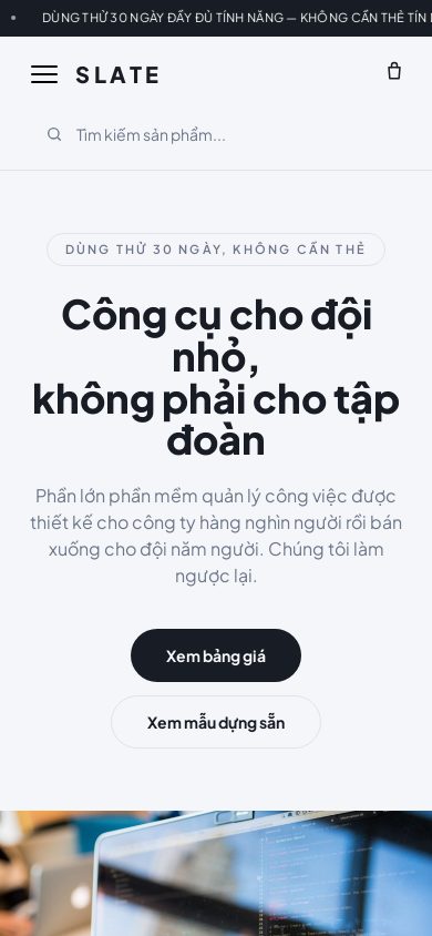 Bán Phần Mềm — Trang chủ trên điện thoại