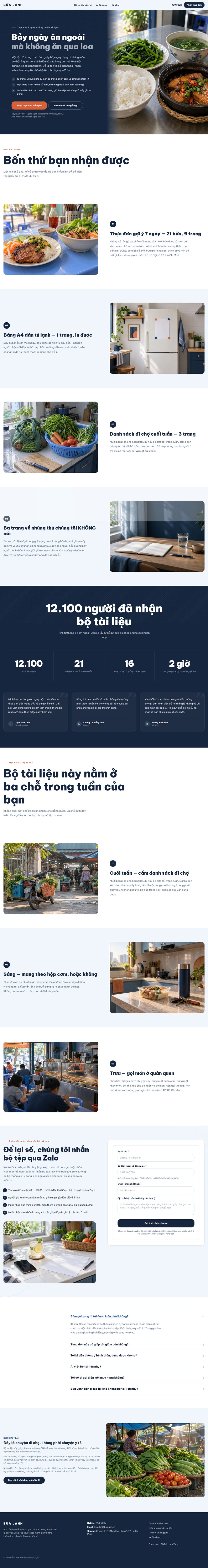 Bữa Lành — Toàn bộ trang